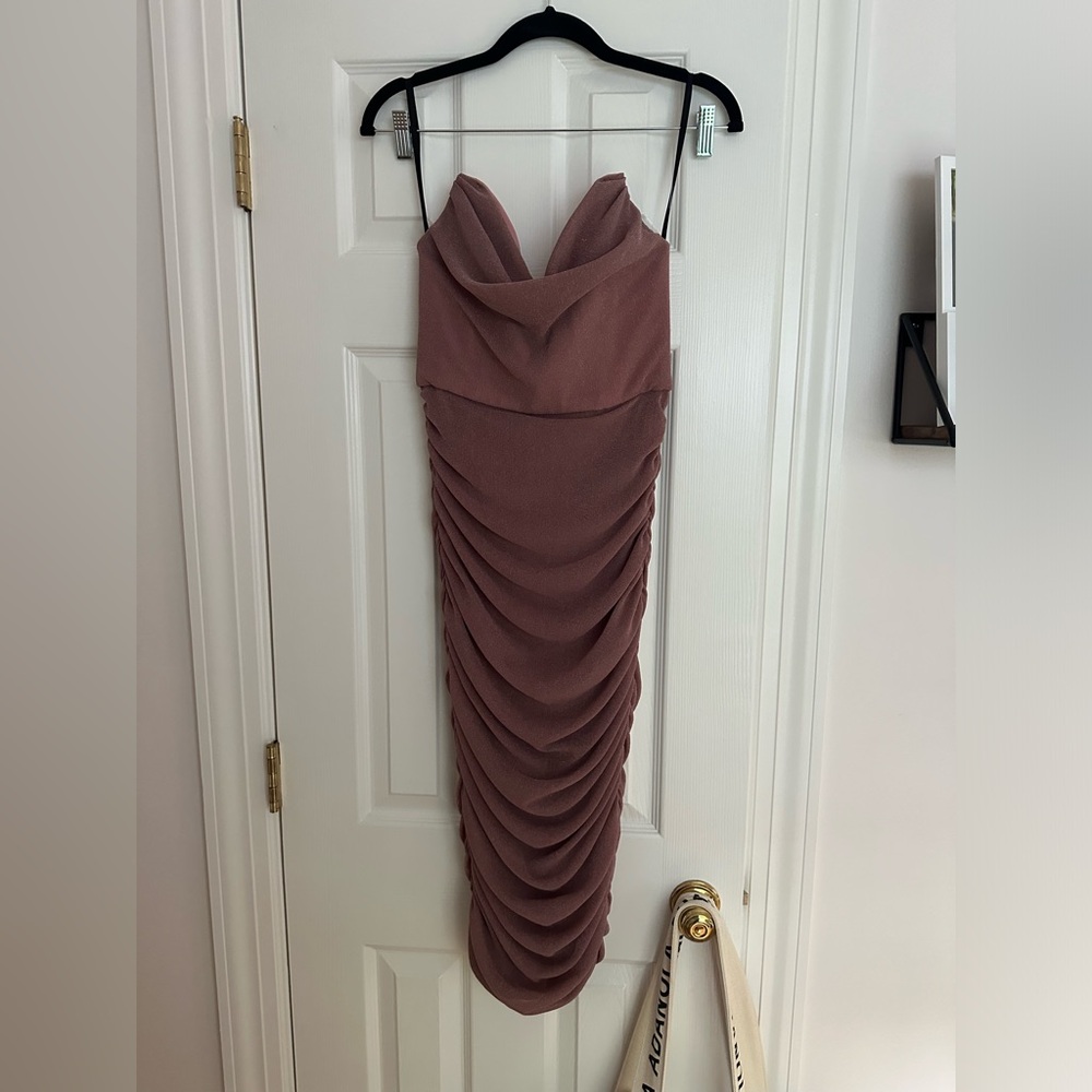 Michael Costello x REVOLVE India Midi Dress in Blush